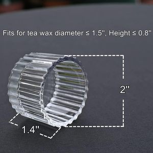 Custom Glass Candle Jars 2024 New Candle Cups <b>clear</b> High Borosilicate Glass Candle Jar - Product Image 4