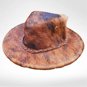 Prix de gros Chapeaux en cuir de vache respirants personnalisés Meilleur style Vêtements d'été Fabriqués en usine Chapeaux en cuir de vache au prix de gros - Product Image 3