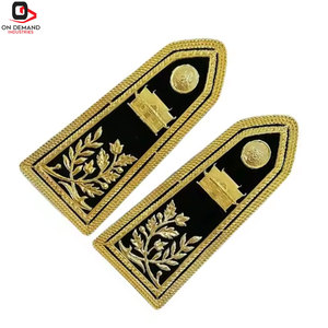 Wholesale Custom <b>Sew</b>-<b>On</b> Shoulder <b>Patches</b> with 3D Embroidery Premium Canvas Fabric and Strong Border Stitching - Product Image 4