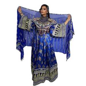 Robe afghane Kuchi faite à la main en gros à vendre, tissu en coton de la meilleure qualité, afghane Kuchi avec broderie - Product Image 1