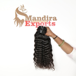 Vente en gros Extensions de cheveux humains du temple indien à cuticule alignée Cheveux humains vietnamiens bon marché Remy vierges ondulés de haute qualité - Product Image 4