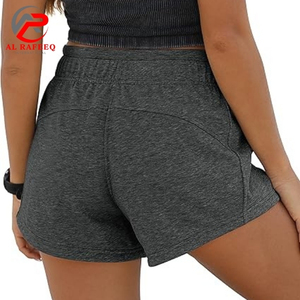 Femmes Joggers Coton Polaire Sweat Shorts Yoga Workout Fitness Running French Terry Court Respirant Gym Shorts Taille Élastique - Product Image 2