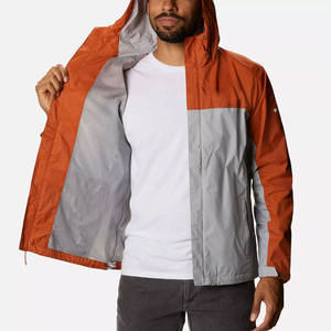 Veste de pluie confortable pour hommes avec col montant, design de base de style High Street et différentes couleurs, prix raisonnable - Product Image 3