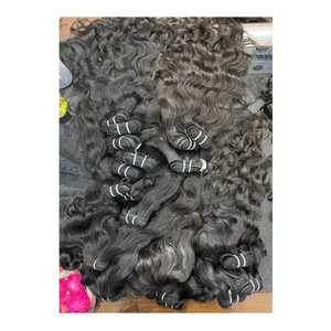 Nouveauté 100% paquets de cheveux humains vierges indiens bruts qualité assurée cheveux bouclés non transformés avec dentelle HD OEM personnalisable - Product Image 6