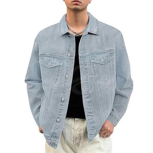 Chaqueta de Mezclilla Casual para Hombre, 100% Algodón, Transpirable, Diseño Personalizable, Precio al por Mayor para Invierno, Servicio OEM, Superventas - Product Image 6