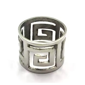High Quality Handmade Eco-Friendly Durable Metal Napkin Ring Luxury for Home & Hotel Restaurants <b>Table</b> <b>Top</b> <b>Decor</b> Hot Selling - Product Image 2