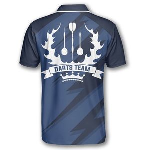 Polo léger à sublimation pour tournoi de fléchettes Uniforme d'équipe personnalisé avec tissu respirant pour les joueurs et les membres du club - Product Image 6