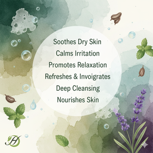 สบู่น้ำมันละหุ่งผสมลาเวนเดอร์และเปปเปอร์มินท์สำหรับใช้ประจำวัน - Product Image 3