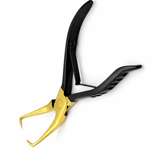 Professional Hair <b>Extension</b> Pliers Curved Tip Tool for Micro Ring <b>Beads</b> Non Slip Grip Salon Styling DIY Kit Tool - Product Image 1