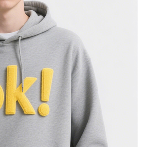 Sudaderas con Capucha Bordadas en Chenilla para Hombre, Ropa Casual, 100% Algodón, Alta Calidad, Antiarrugas, Transpirables, Ecológicas, Gran Venta - Product Image 4