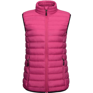 Chaleco acolchado ligero personalizado para mujer, nuevo estilo, cierre de cremallera, a prueba de viento, sin mangas, poliéster, venta al por mayor, ropa personalizada - Product Image 1