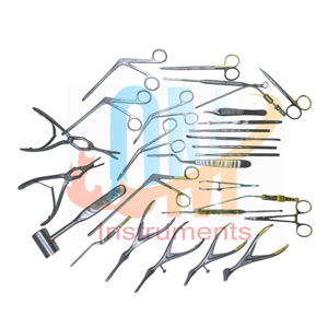 Ensemble d'instruments de septoplastie de haute qualité de 28 pièces avec cassette de stérilisation, instruments chirurgicaux manuels ORL |   OldMed - Product Image 3