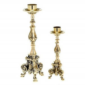 Bougeoir en métal de style moderne pour la décoration de la maison et du jardin de Noël, support de bougie de finition de forme ronde plaqué or - Product Image 5