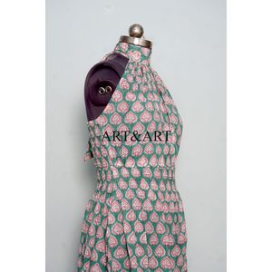 Vestido Midi de Algodón, Estilo Boho, Sexy, Casual y Elegante, Corte en A, Nueva Colección Otoño-Verano, Ropa de Playa para Mujer - Product Image 3