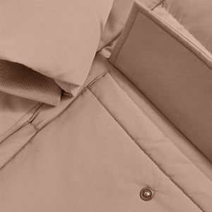 Veste longue matelassée pour homme, style streetwear, hiver, chaude, imperméable, coupe-vent, à capuche, manches longues, fermeture éclair, épaisse, enduite, pour l'extérieur - Product Image 5