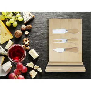 Planche à découper magnétique en bambou Mancheg durable, outils à fromage pour un merchandising haut de gamme - Product Image 2