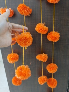 Floral Garland for Weddings Parties & Temples Trending Artificial Flower Arranging Wall Hanging Bandarwal Toran <b>Decor</b> - Product Image 3