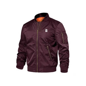Veste bomber décontractée pour homme à manches longues, imperméable, respirante, séchage rapide, personnalisée, automne-hiver 2024, avec logo personnalisé en polyester - Product Image 1
