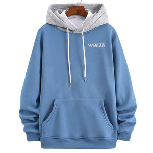 Sweat à capuche oversize à épaules tombantes, 100% coton, respirant, séchage rapide, fermeture éclair, logo personnalisé - Product Image 1