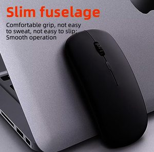 Quang học RGB chơi game BT 2.4G chế độ kép USB PC máy tính xách tay máy tính có thể sạc lại chuột không dây - Product Image 5