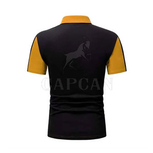Polos tendance bicolores pour hommes avec logo personnalisé Polo personnalisé fabriqué au Pakistan à vendre - Product Image 2