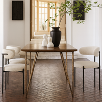 Chaise de salle à manger moderne et portable, rembourrée, avec structure métallique et dossier coussiné, idéale pour appartement, parc et hôtel