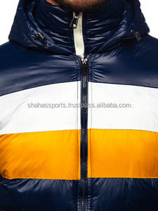 Manteau d'hiver de luxe de haute qualité avec doublure en fourrure de laine épaisse veste matelassée XL personnalisée col à capuche tapisserie tissée caractéristique de la lumière - Product Image 4