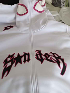 Impresión personalizada de algodón con cremallera completa Us Sudadera con capucha personalizada de algodón térmico poliéster en blanco hombres sudaderas con capucha de invierno diseño personalizado - Product Image 3