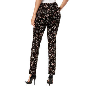 Pantaloni Casual da Donna Charter Club Bristol Blu Medio Combo Wash, Modello a Matita, Vita Media, Taglia 6, per la Stagione Primaverile - Product Image 2