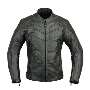 Custom Men Lambskin Leather <b>Motorbike</b> Protective Jacket Wholesale Price - Product Image 3