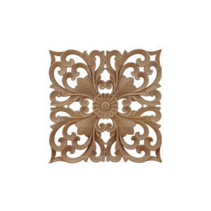 Molduras de Madera Tallada Antigua, Adornos de Madera Grabados, Adorno de Esquina Tallado en Madera para Muebles, Puertas, Gabinetes, Decoración Vintage para el Hogar - Product Image 1