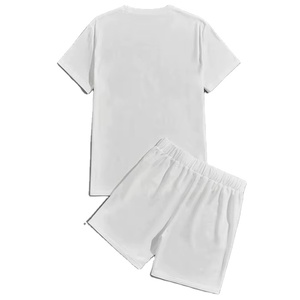 innovative Product Men Summer Short Sleeve T Shirts and Shorts <b>Set</b> / 2024 Summer Jogging Cotton Men <b>Twin</b> <b>Sets</b> - Product Image 3