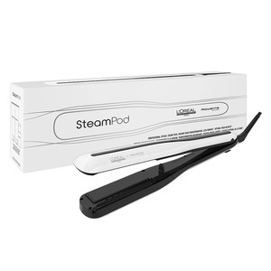 เครื่องหนีบผมเซรามิก Steam Tech Professional พร้อมเทคโนโลยีประจุลบ หน้าจอ LCD แสดงอุณหภูมิ สำหรับใช้ในครัวเรือน - Product Image 1