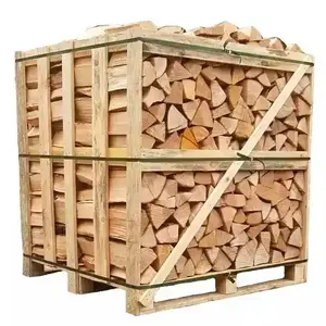 Bûches de bois de chauffage de chêne séché au four 25 cm et 33 cm 10 tonnes quantité minimale de commande emballage personnalisé client prêt à la vente en Autriche - Product Image 2