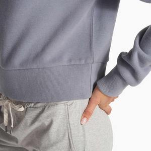 2025 Sudadera con capucha deportiva de Otoño Invierno para mujer, sudadera informal holgada con cremallera, cuello con capucha caliente para correr, Fitness, parte delantera de punto - Product Image 6