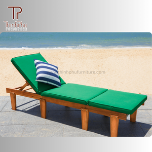 Thinh Phu, tumbona de madera ecológica plegable moderna para villas, playas, jardines, piscinas, patios y hoteles - Product Image 2