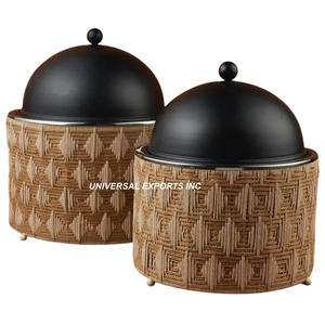 Pot en métal à double paroi Hotpot design traditionnel en gros ustensiles de cuisine de luxe casserole en métal pour le Koweït Qatar Arabie - Product Image 2