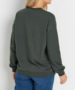 Offre Spéciale vente en gros personnalisé femmes polaire couleur unie respirant Fitness porter sweat-shirt manches longues confortable - Product Image 2