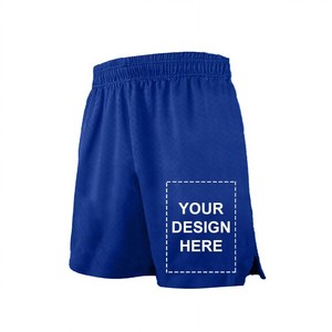 Pantalones cortos de gimnasio de compresión 2 en 1 con estampado personalizado para hombre con bolsillo para teléfono pantalones cortos de baloncesto con estampado sólido de estilo callejero - Product Image 2