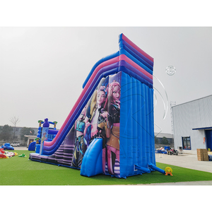 บ้านลมเป่าลม PVC คุณภาพสูง พร้อมสไลเดอร์ขนาดใหญ่ สำหรับเด็ก เล่นสนุกกลางแจ้ง ความจุเยอะ พกพาสะดวก - Product Image 3