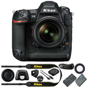 กล้องดิจิตอล DSLR ระดับมืออาชีพ 20.8MP พร้อมช่องใส่การ์ด XQD คู่ ดีไซน์กะทัดรัด รองรับการ์ดหน่วยความจำ HD SD สีดำ - Product Image 1