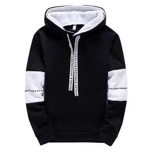 Sudaderas con capucha de manga larga para hombre, diseño de cremallera, estampado informal, Top deportivo con letras, Jersey de invierno, sudaderas, nuevo estilo Hip Hop de primavera - Product Image 1