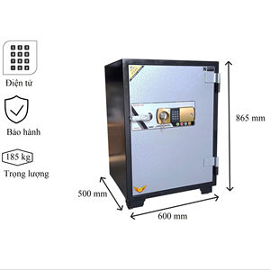 La moderna caja fuerte electrónica digital Money MNS-87EE tiene un pequeño compartimento adicional ignífugo e impermeable en el interior. - Product Image 5