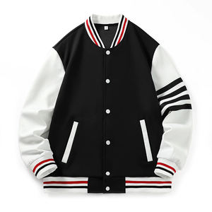 Chaqueta Varsity Unisex de Invierno, Estilo Vintage, con Letras Bordadas y Parches, para Hombre y Mujer, Impermeable, Resistente al Viento y Transpirable - Product Image 1