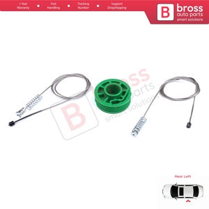 ชุดซ่อมมอเตอร์กระจกไฟฟ้า BWR5209 สำหรับประตูหลังซ้าย รุ่น A4 S4 RS4 B5 8D 8D2 8D5 ปี 1994-2002 แบบ 4/5 ประตู 8D0839461 - Product Image 3