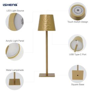 Đèn bàn <span class=keywords><strong>LED</strong></span> sắt cao cấp, sạc lại được, thân thiện với môi trường, thiết kế đơn giản, đèn ngủ/bàn làm việc, 3 màu, điều chỉnh độ sáng không cấp độ, chức năng nhớ, thiết kế hiện đại - Product Image 2