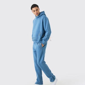Chándal con Capucha Personalizado con Logotipo, Ecológico, Informal, Deportivo, para Hombre, Talla Grande, Ropa de Invierno, Cómodo, Estampado - Product Image 1