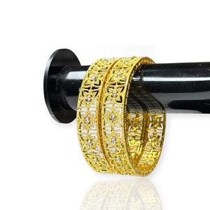 Ensemble de bracelets en métal plaqué or de qualité supérieure avec perles, élégants pour les mariages et les occasions festives, prix de gros, exportation mondiale - Product Image 3