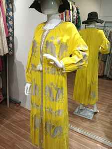 Vestido Musulmán para Mujer 2025, Nuevo Vestido Musulmán Bordado de Manga Larga, Túnica Larga de Moda con Lentejuelas y Cuentas, Vestido Maxi Abaya de Dubái - Product Image 2