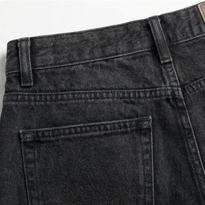 Pantalones Vaqueros de Mezclilla para Mujer, Corte Regular, Cómodos, Transpirables, Color Personalizado, Estilo Casual, Desgastados, Premium - Product Image 5